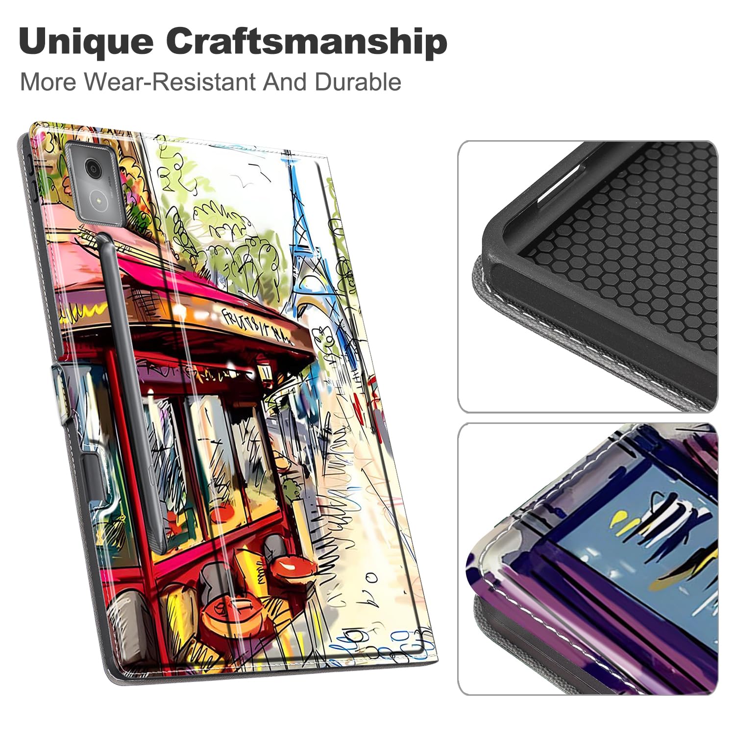 Amazon.com: Derwere for Lenovo Idea Tab Pro Case with Pen Holder